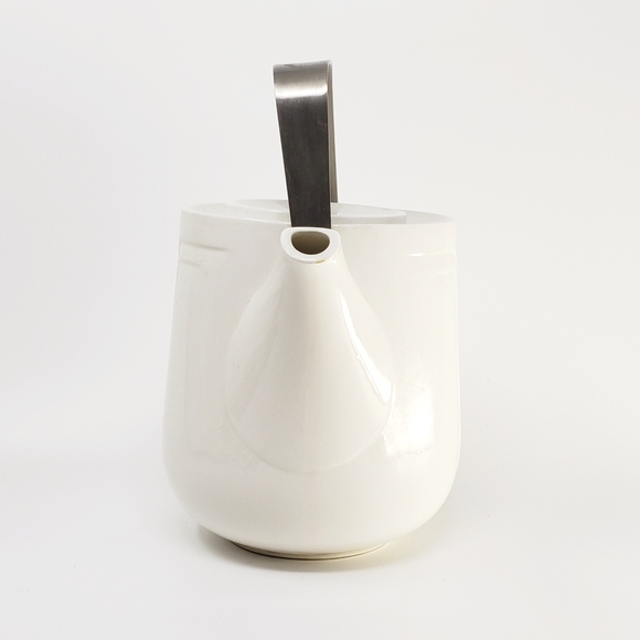 VTG Art Deco Teapot Metal Handle Made in England - Picture 3 of 5